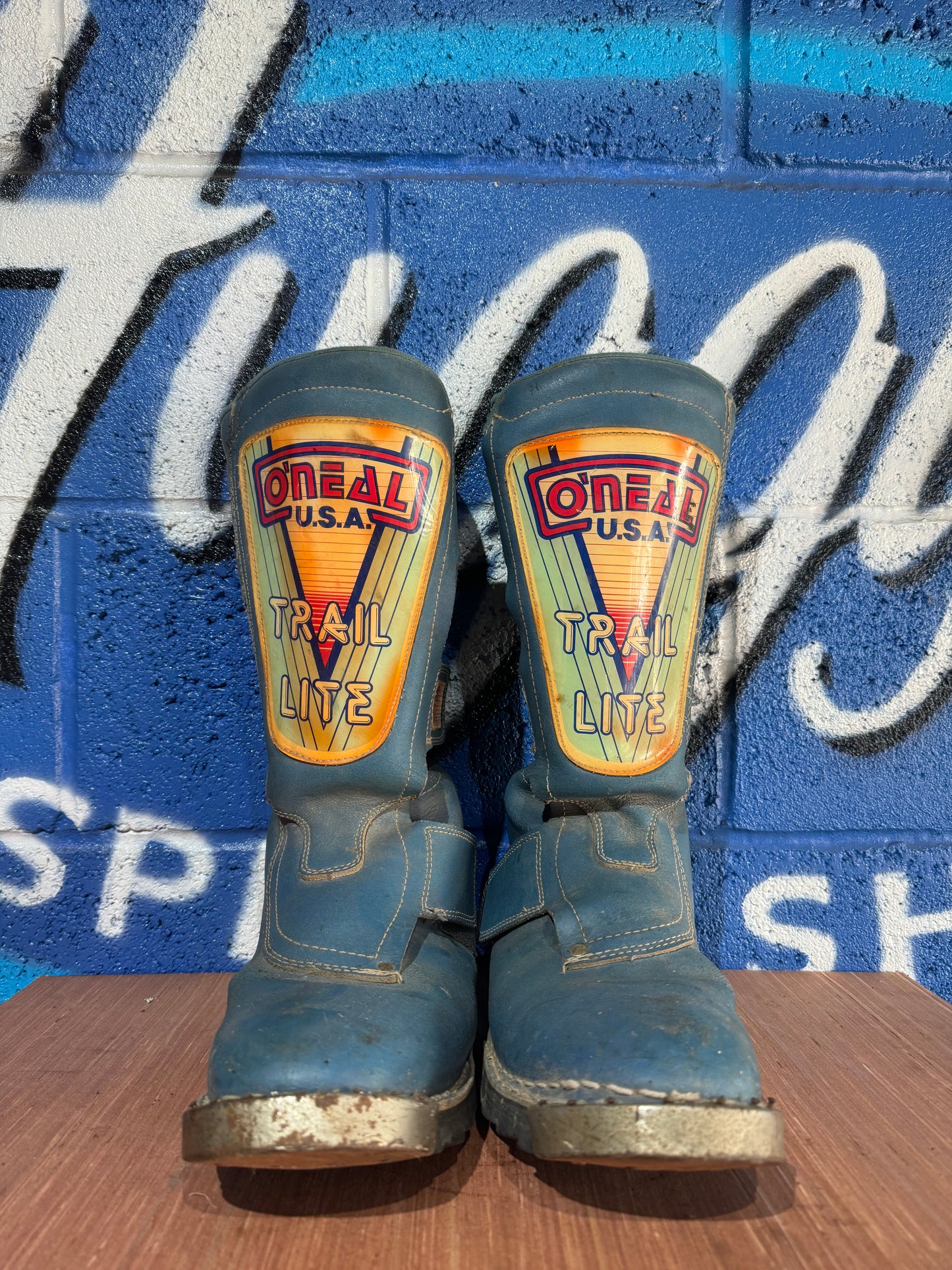 VINTAGE GENUINE O'NEAL USA TRAIL LITE SIZE 9 MOTOCROSS BOOTS