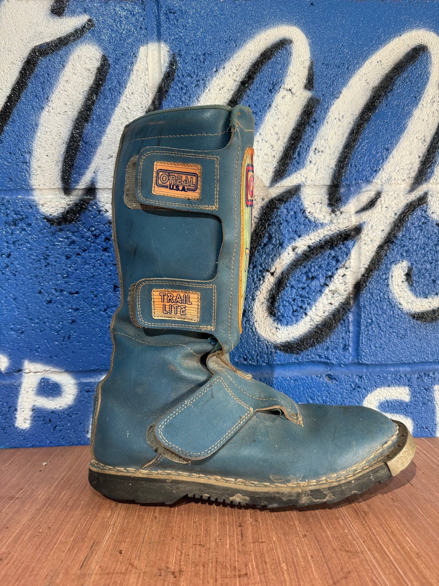 VINTAGE GENUINE O'NEAL USA TRAIL LITE SIZE 9 MOTOCROSS BOOTS