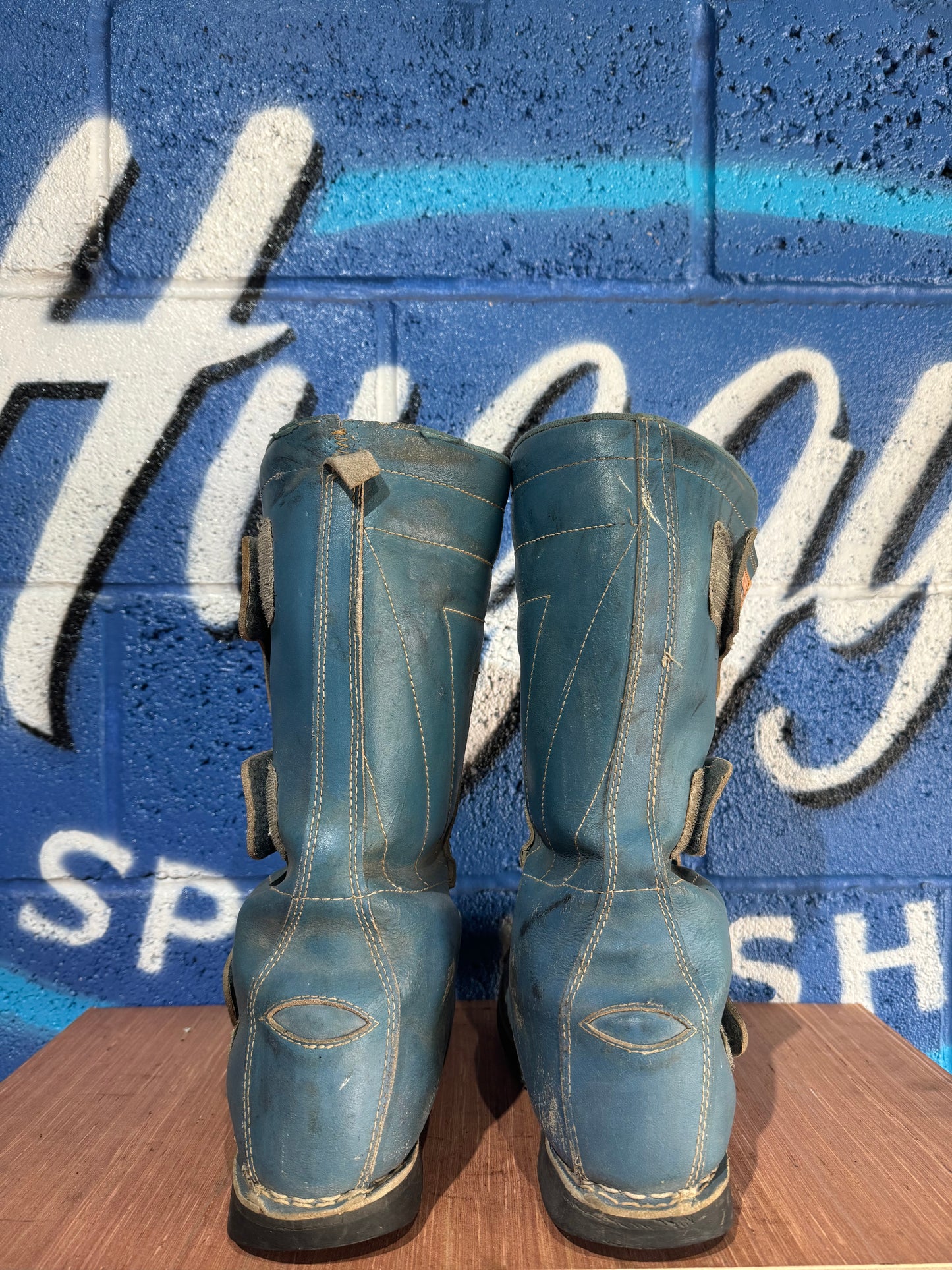 VINTAGE GENUINE O'NEAL USA TRAIL LITE SIZE 9 MOTOCROSS BOOTS