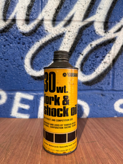 VINTAGE GENUINE YAMAHA FORK AND SHOCK OIL SET