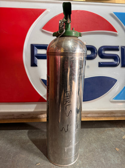 VINTAGE GENERAL CHROME PRESSURIZED FIRE EXTINGUISHER
