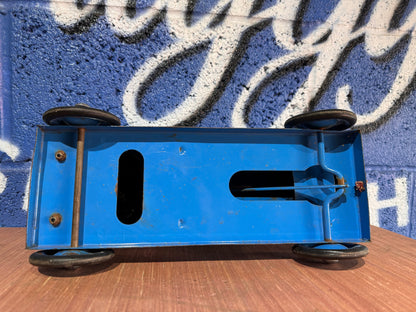 VINTAGE TRI-ANG EXPRESS BLUE AND BLACK TRAIN