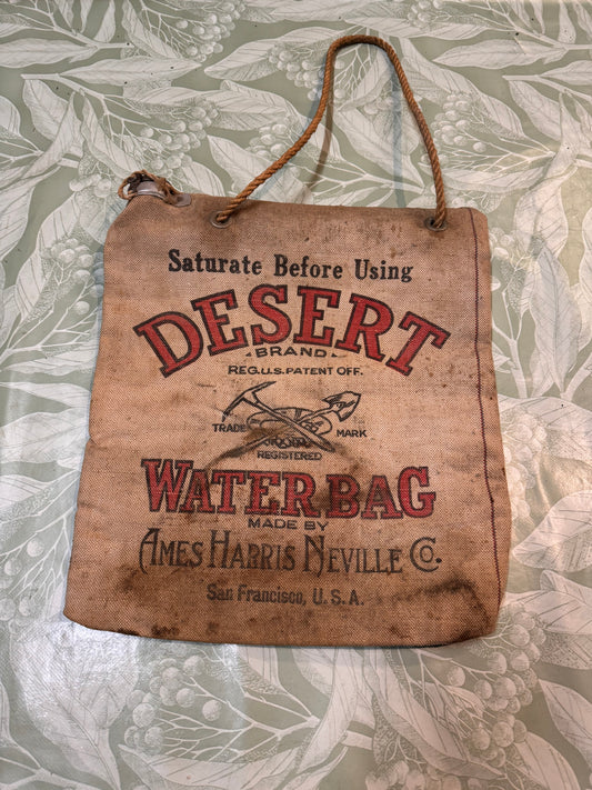 VINTAGE DESERT BRAND CAMPING WATERBAG