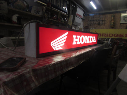1980-1990 Large Vintage Honda illuminated light up sign