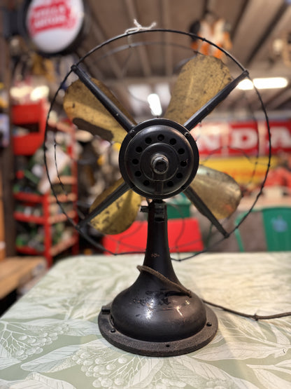 VINTAGE WESTINGHOUSE ELECTRIC 27V METAL DESK FAN
