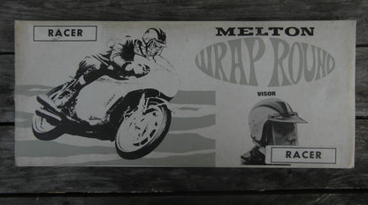 Vintage Melton Racer Wraparound visor