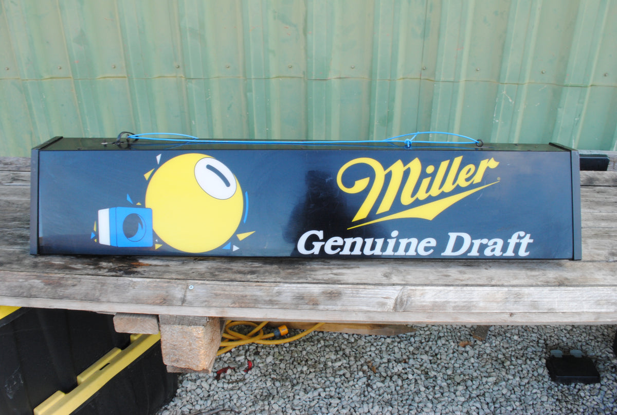 Miller Genuine Draft Pool Table Light