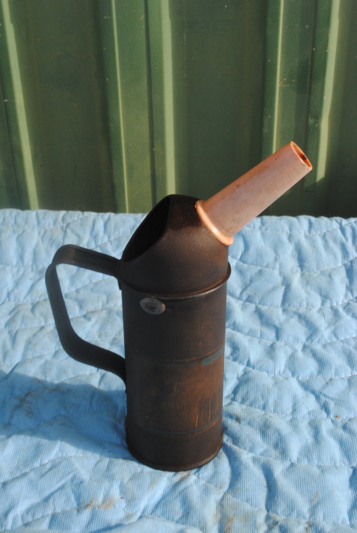 Vintage German 'nur fur mineraloel' oil jug