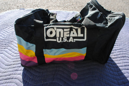 1990s Genuine O'Neal Black Duffel Bag