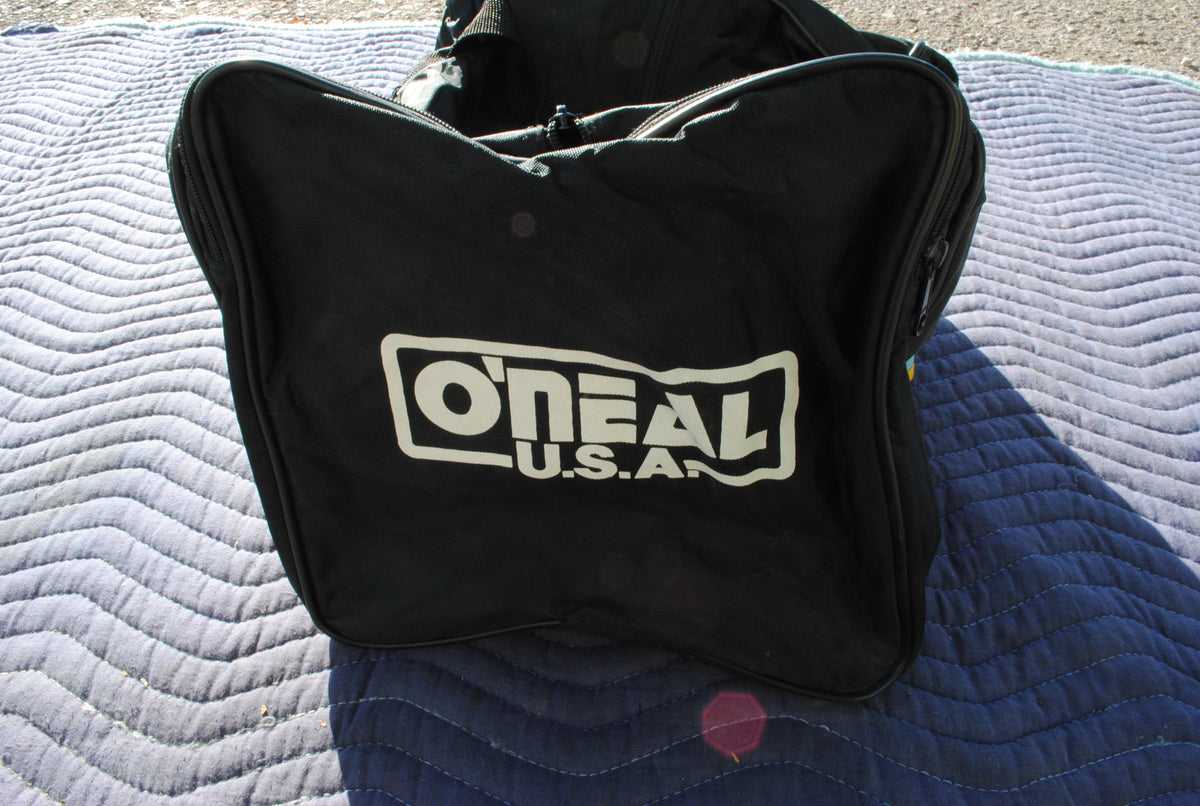 1990s Genuine O'Neal Black Duffel Bag