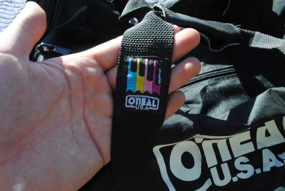 1990s Genuine O'Neal Black Duffel Bag