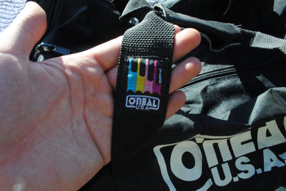 1990s Genuine O'Neal Black Duffel Bag