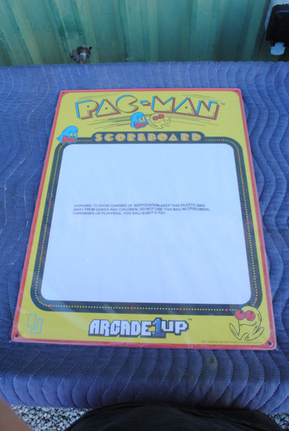 NOS Arcade1up Pacman tin whiteboard