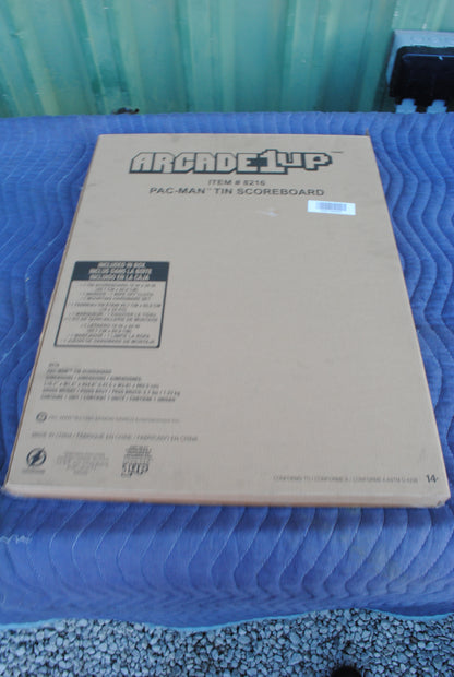 NOS Arcade1up Pacman tin whiteboard