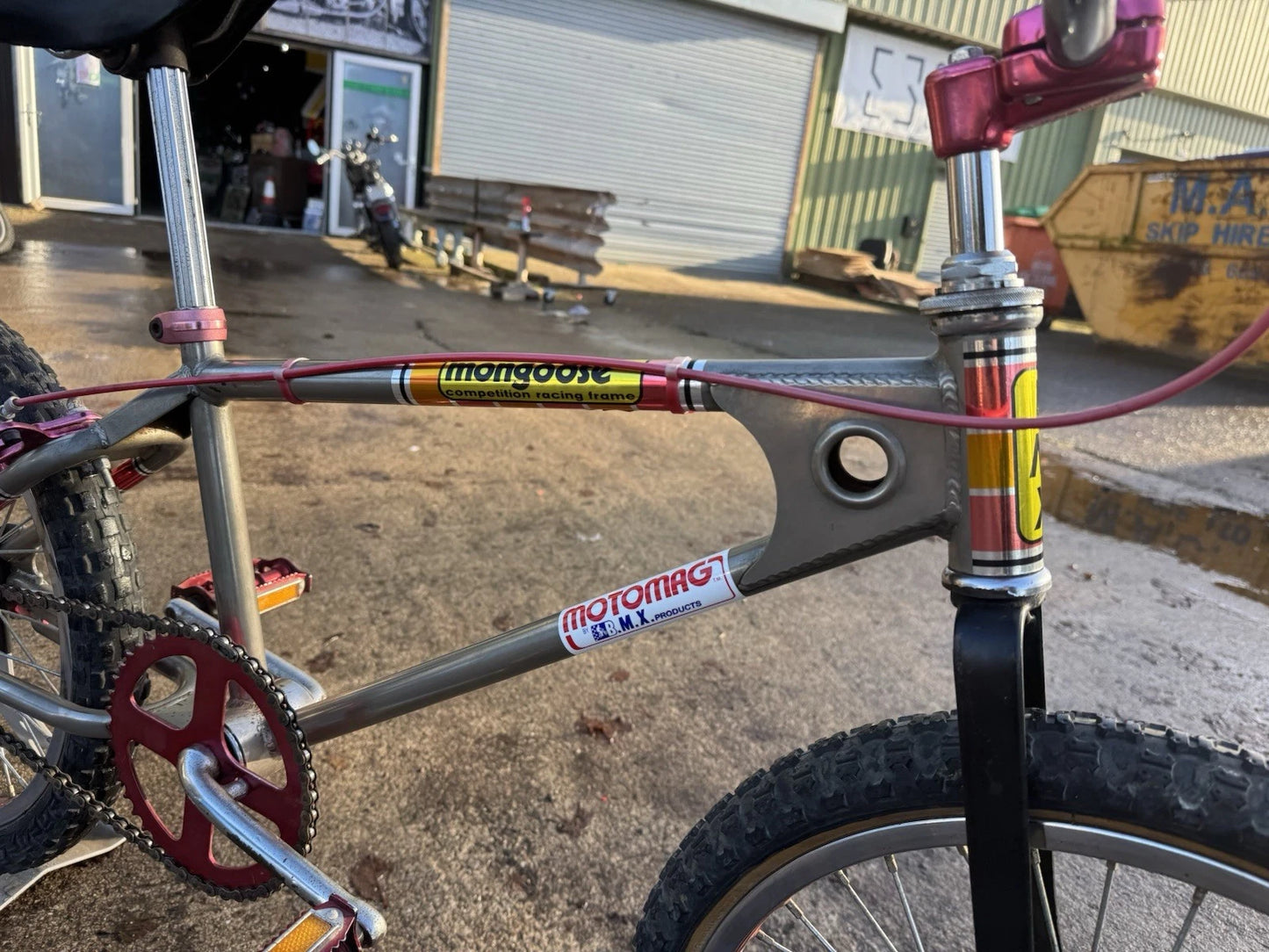 VERY COOL VINTAGE 1977 MONGOOSE MOTOMAG BMX OLD SKOOL