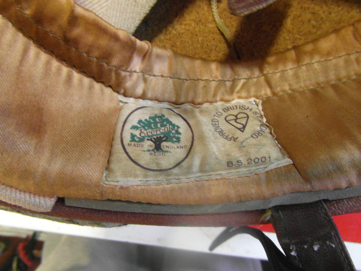 1950s-1960s Everoak Deerstalker tweed motorcycle helmet