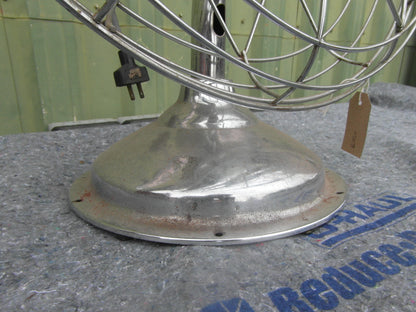 1940s-1950s Vintage Fresh'nd aire Chrome Large Fan