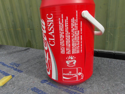 1980s-1990s Vintage Coca-Cola Giant Can Cooler/ Drinks cooler with Lid & handle