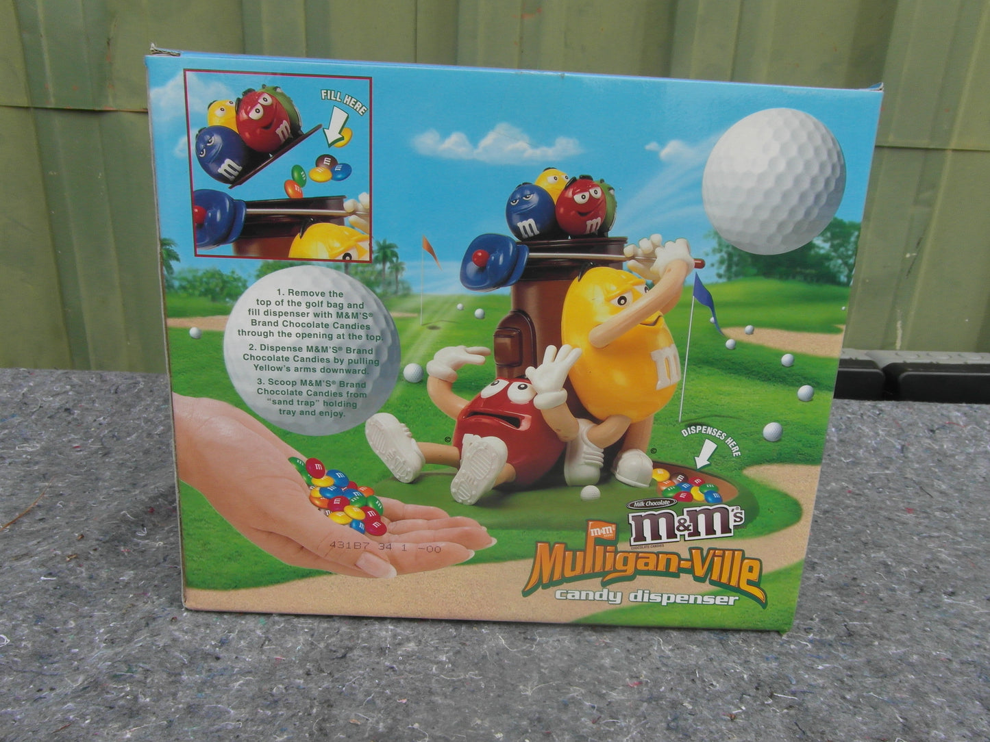 2004- Official M&M's mulligan-ville golf candy dispenser First in a series