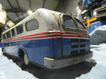 1950s Masudaya Sonicion Vintage Japanese pressed steel tin toy bus