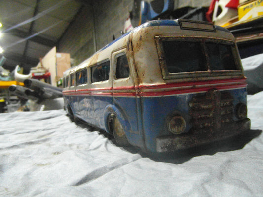 1950s Masudaya Sonicion Vintage Japanese pressed steel tin toy bus