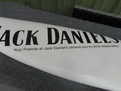 2000s Jack Daniel's old No.7 promotional surfboard- White & Black