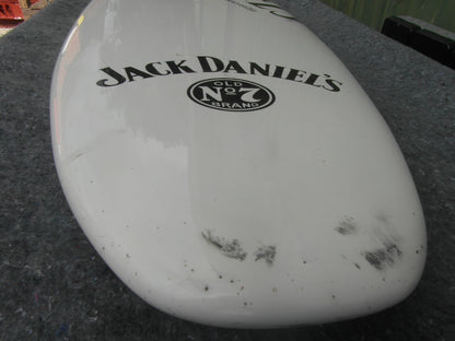 2000s Jack Daniel's old No.7 promotional surfboard- White & Black