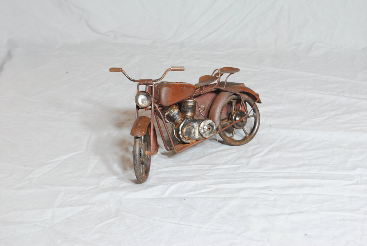 Metal Harley Davidson and Sidecar Model