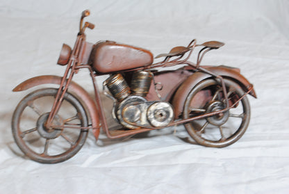Metal Harley Davidson and Sidecar Model