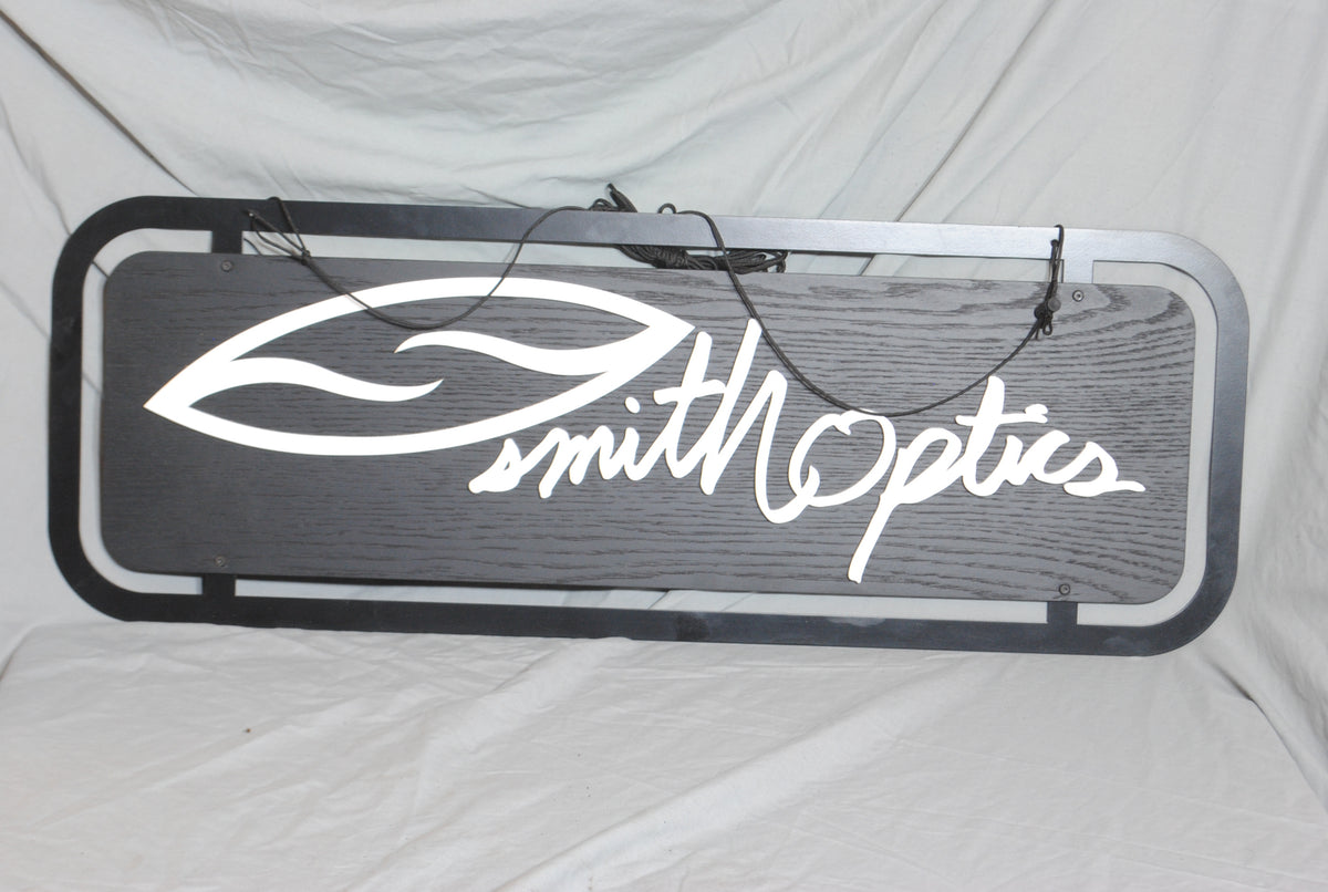 Genuine SmithOptics Motocross Gear Hanging Dealer sign