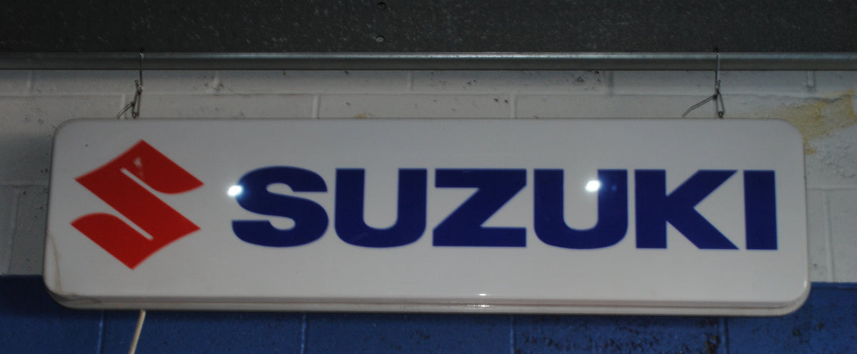 Genuine Suzuki light up dealer sign