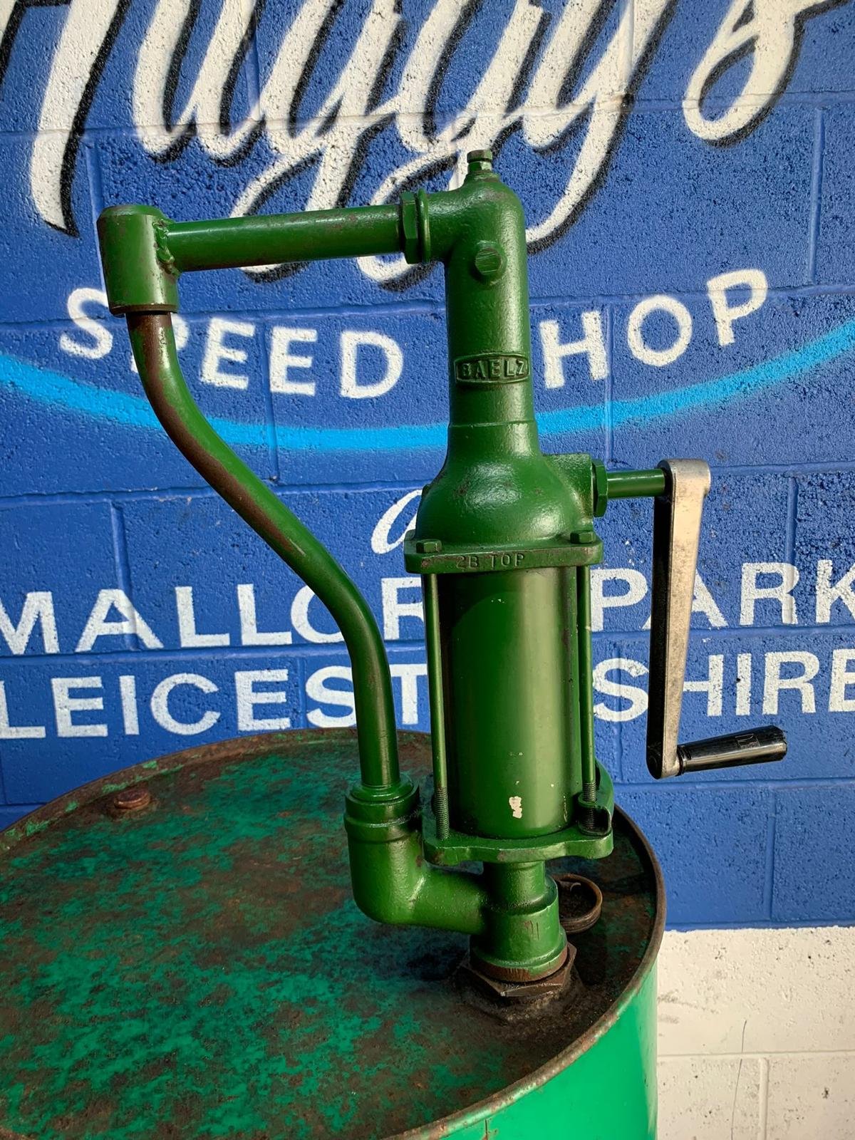 CASTROL OIL BARREL WITH PUMP