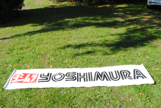 Genuine NOS Large Yoshimura banner